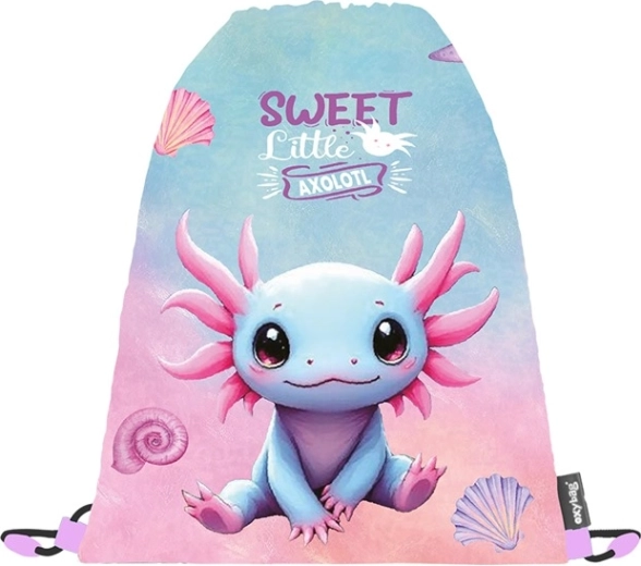 OXYBAG sáček na cvičky Axolotl 30 × 37 cm