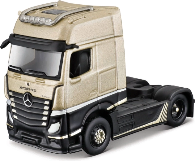 Maisto Mercedes-Benz Actros 1851 zlato-černý 1:64