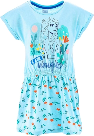 Dívčí šaty Disney Frozen – Tyrkysová 1