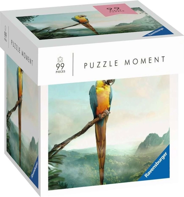 Ravensburger Puzzle Moment papoušek – 99 dílků