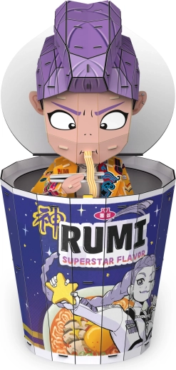 FDP K-POP ramen kelímek s figurkou Rumi (Demon Hunters) – 3D puzzle - 1 kus