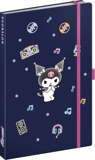 Notique Notes Kuromi linkovaný zápisník 13 × 21 cm