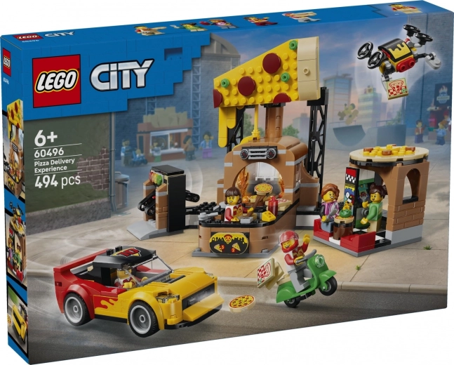 LEGO City rozvoz pizzy s vozidly