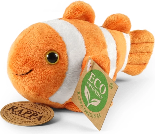 Rappa plyšová ryba klaun očkatý 14 cm eco-friendly
