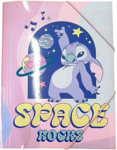 Desky na sešity Lilo a Stitch A4 s gumičkou - 1 kus