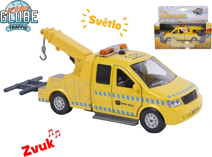 Kids Globe Traffic odtahový vůz se světly a zvuky 16 cm