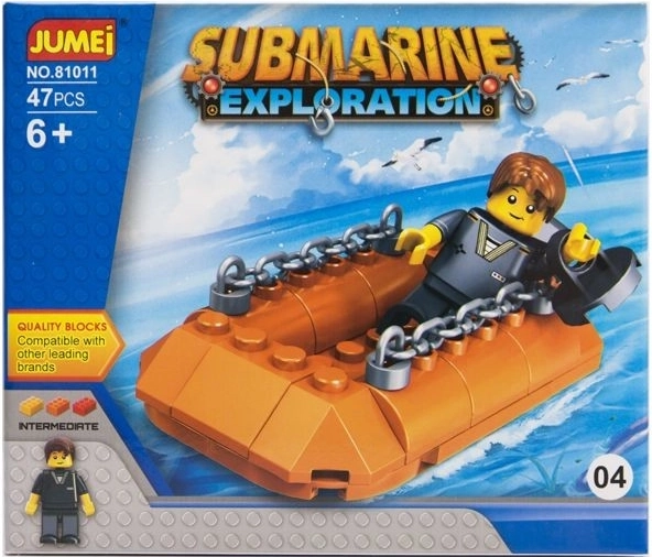 Jumei submarine exploration podvodná výprava stavebnice 47 dílků - 1 kus