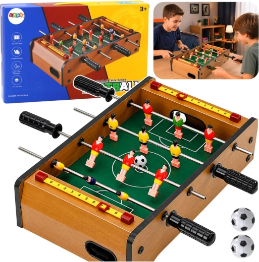 Dřevěný stolní fotbal mini