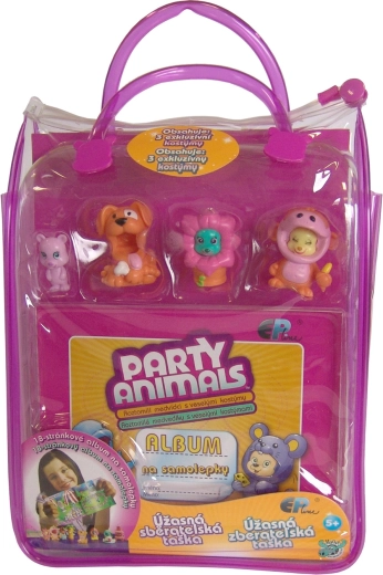 Party Animals sběratelská taška s medvídky a kostýmy