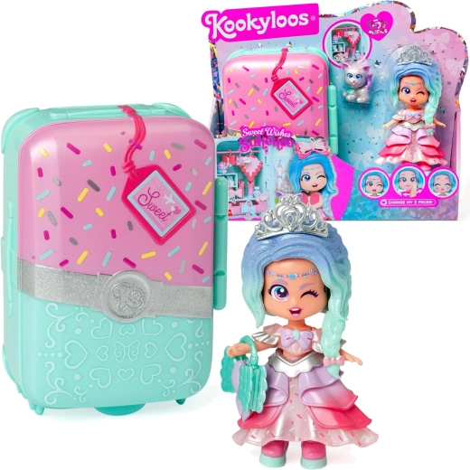 KookyLoos Sweet wishes kufřík s panenkou a doplňky