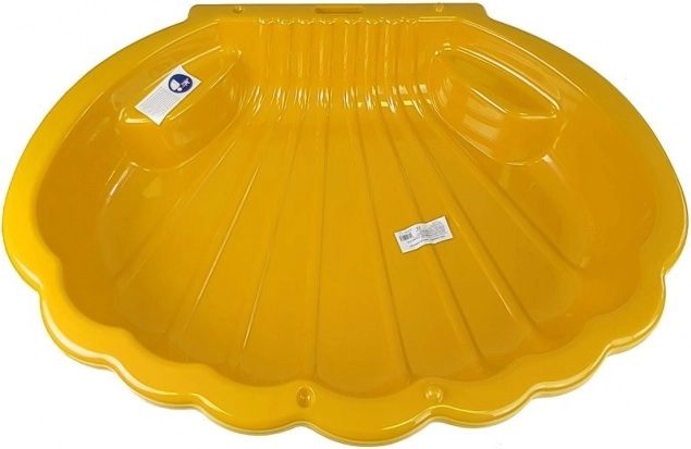 Pískoviště a bazének mušle – žluté