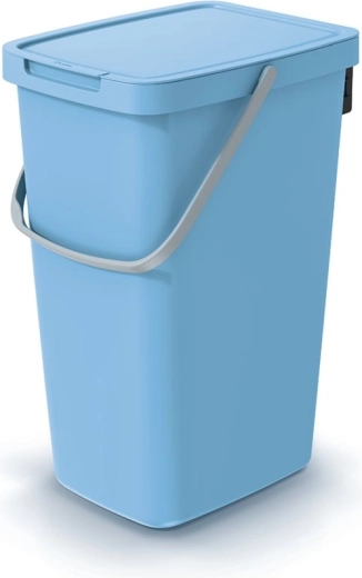 Odpadkový koš SYSTEMA Q Collect 20 l světle modrý