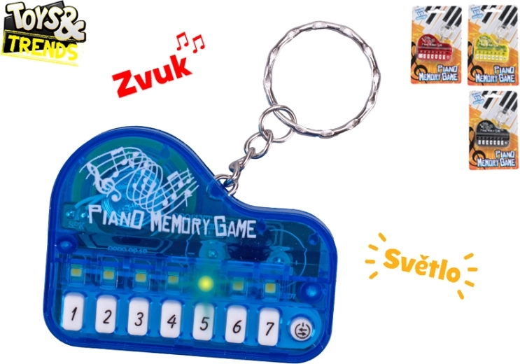 Přívěsek na klíče piano s melodiemi TOYS& TRENDS