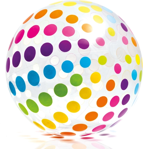 Velký nafukovací plážový míč 107 cm INTEX