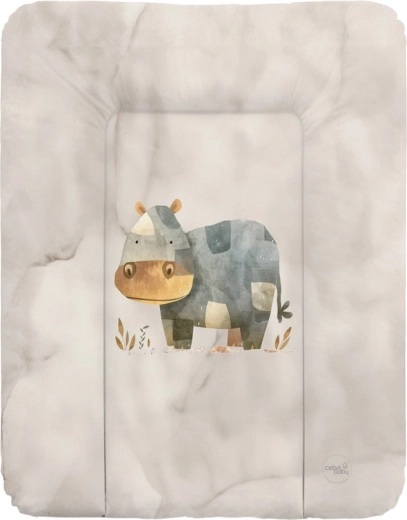 Ceba Baby měkká přebalovací podložka Basic Cosy Hippo 50 × 70 cm