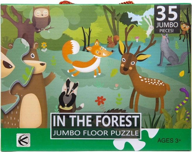 XXL dětské puzzle 35 dílků – les