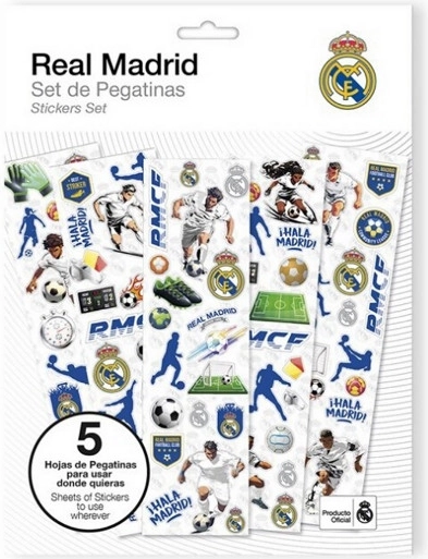 Samolepky REAL MADRID – sada 92 ks