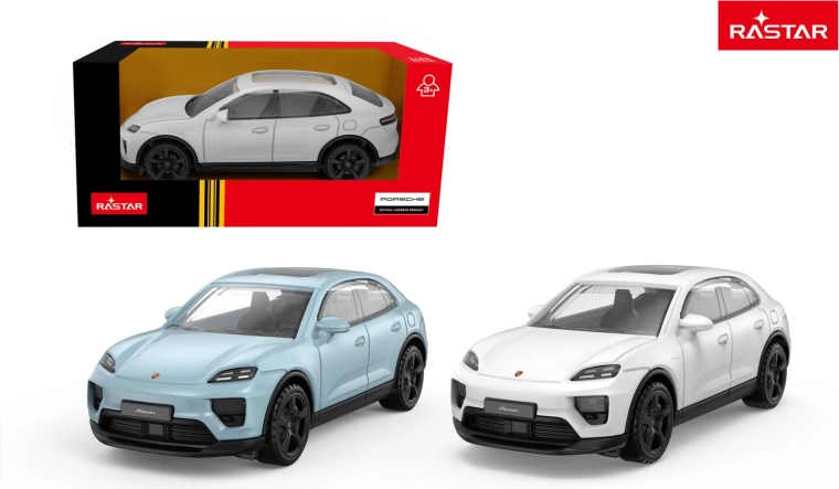 Kovové autíčko Porsche Macan Rastar 1:43 modré - 1 kus