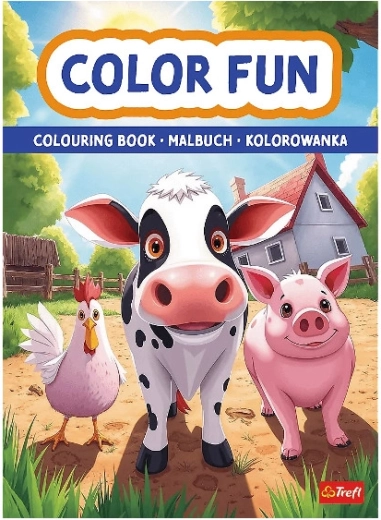 Omalovánka zvířata na farmě