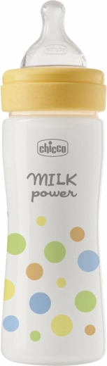 Chicco kojenecká láhev Perfect Easy 250 ml, silikonová savička střední průtok, pro chlapce (2m+)