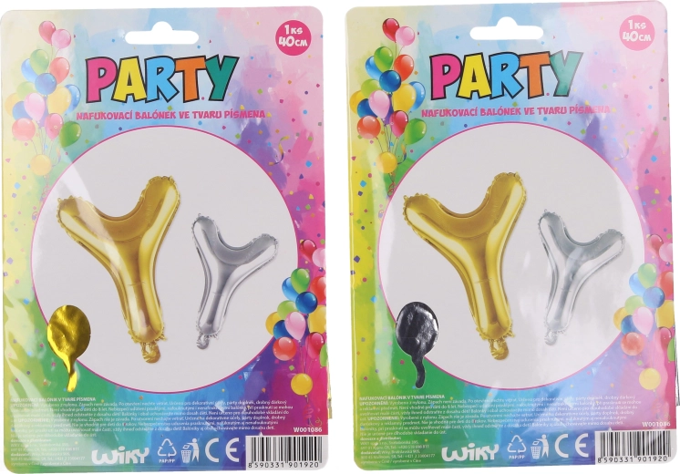 Nafukovací balónek písmeno Y, 40 cm