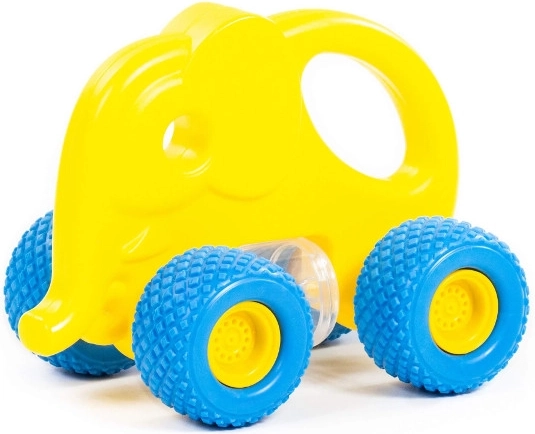 Baby Gripcar slůňátko – gumová kola, chrastítko