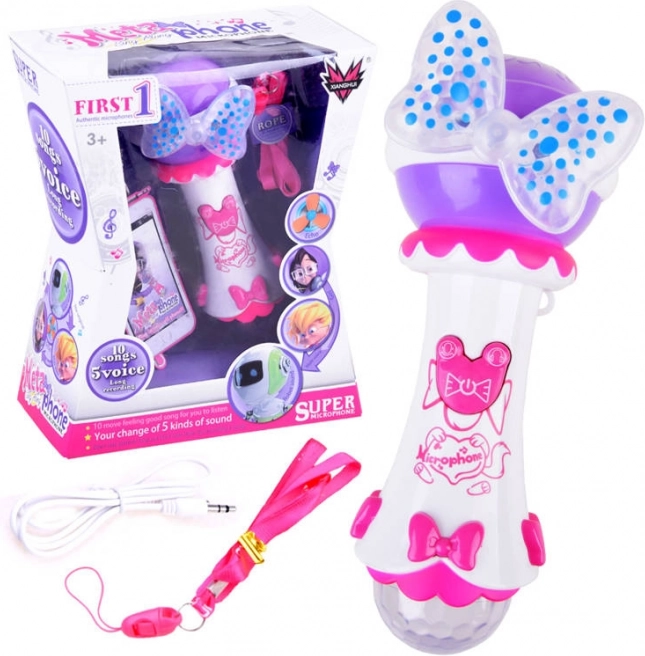 Dětský karaoke mikrofon s nahráváním a MP3 – Mikrofon