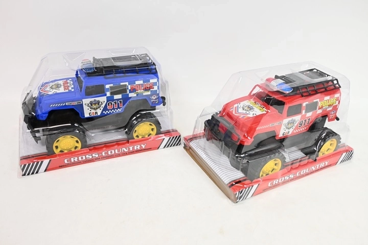 RC policejní jeep 25 cm na dálkové ovládání (2kanálové řízení)