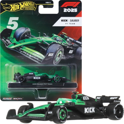 Hot Wheels Premium formule 1 – závodní vůz Sauber Gabriel Bartoleto #5 (2025)