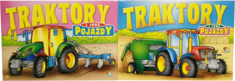 Omalovánka traktory s říkankami