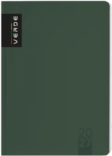 Týdenní diář A5 Verde 2027 zelený
