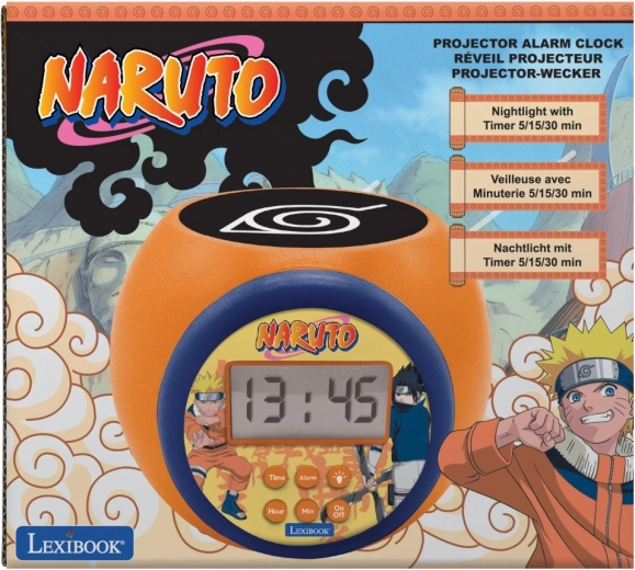 Lexibook budík Naruto se stropním projektorem