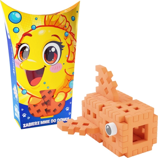Konstrukční stavebnice Mini Waffle Pocket Pets – rybka