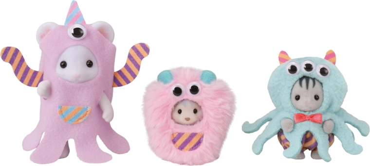 Sylvanian Families trio baby příšerek – kostýmová sada figurek
