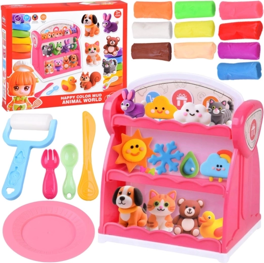 Modelína Sklepík – velká sada 10 barev s doplňky