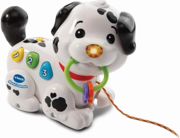 VTech mluvící dalmatin – interaktivní tahací pejsek