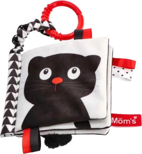 Senzorická knížka Kdo to? Co to? pro miminka 0+ Mom's Care