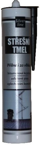 Střešní bitumenový tmel 310 ml DEN BRAVEN Silver Line, černý