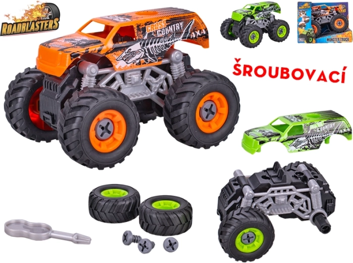 Šroubovací monster truck s setrvačníkem ROADBLASTERS 12 cm
