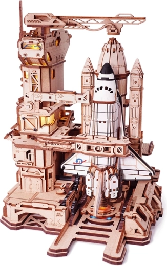 RoboTime 3D mechanická skládačka raketoplán s odpalovací rampou