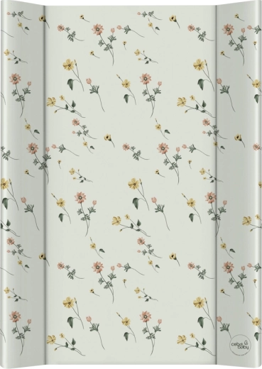 Ceba Baby měkká přebalovací podložka na komodu Basic floral breeze 50 × 70 cm