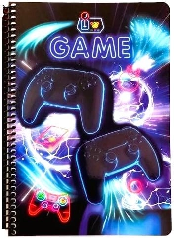 Spirálový sešit Neon Game B5 (17 × 25 cm)