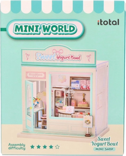 i-Total diy miniaturní maketa cukrárny