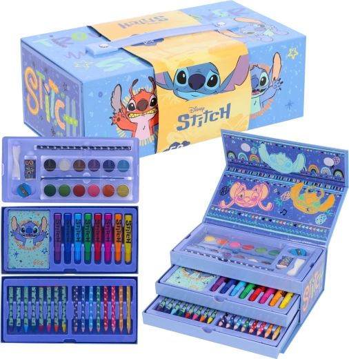 Kreslicí kufřík s výtvarnou sadou Lilo a Stitch