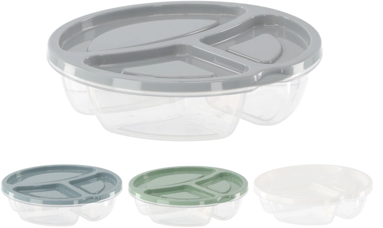 Dělený box na potraviny s víčkem 600 ml