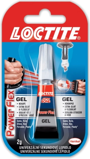 Sekundové lepidlo LOCTITE Super Bond Power Flex Gel 2 g
