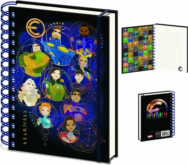 Kroužkový blok A5 Eternals, linkovaný