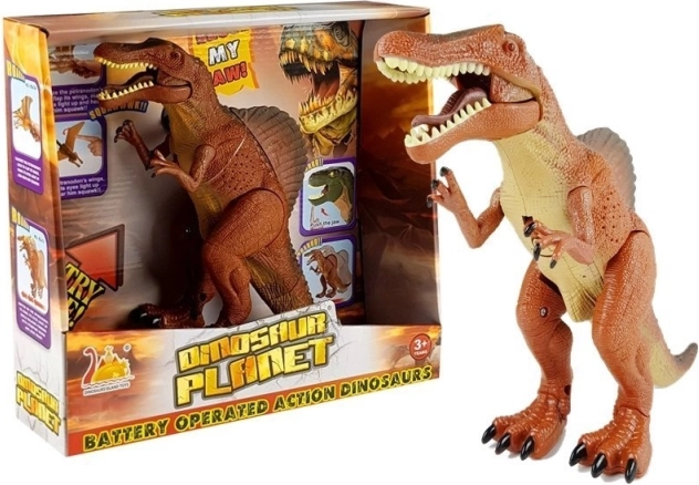Velký bateriový dinosaurus T‑Rex se zvuky a světly