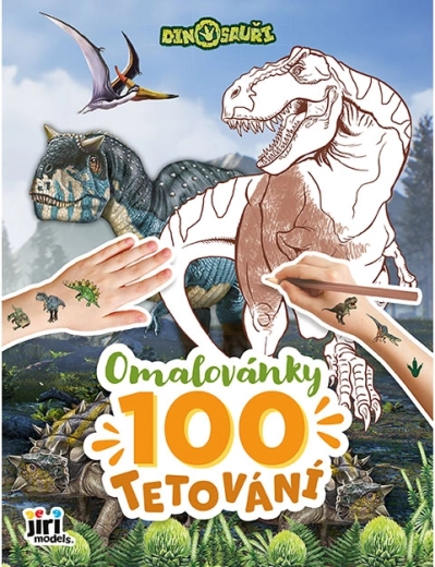 Omalovánky a 100 tetování Dinosauři
