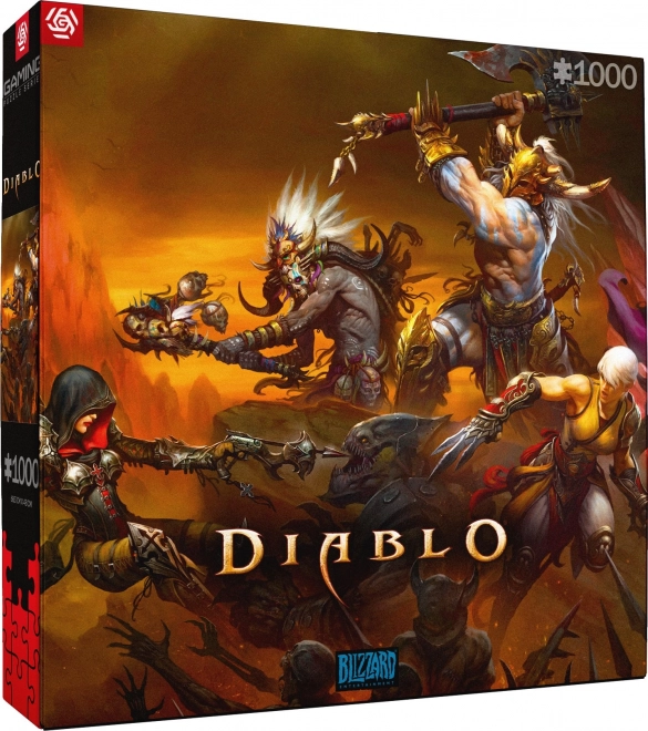Puzzle GOOD LOOT Diablo - Hrdinská Bitva 1000 dílků